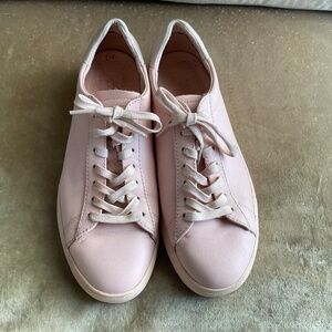 CLAE "Bradley" style blush leather sneakers size 38 EU, 6 US, 5 UK pre-owned